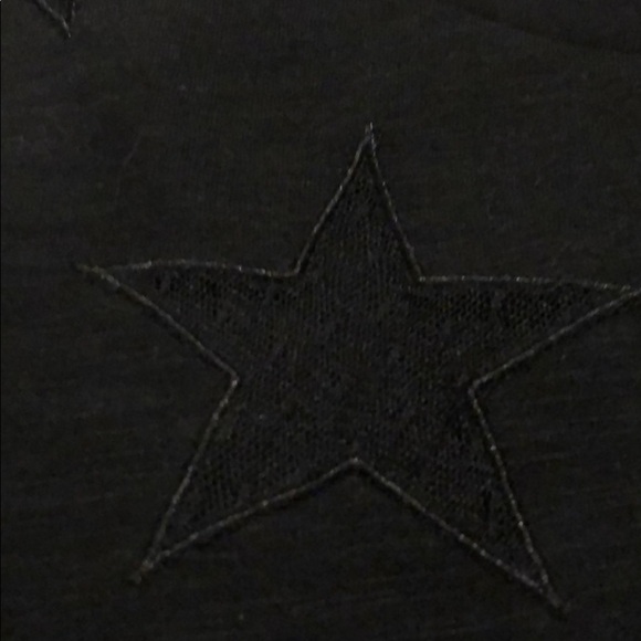 Honey punch black lace star shirt 🖤⭐️ S - Picture 3 of 5